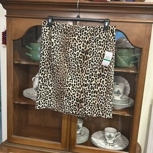Michael Kors Leopard skirt